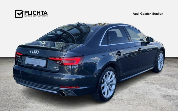 Audi A4 cena 105900 przebieg: 115380, rok produkcji 2018 z Józefów małe 301